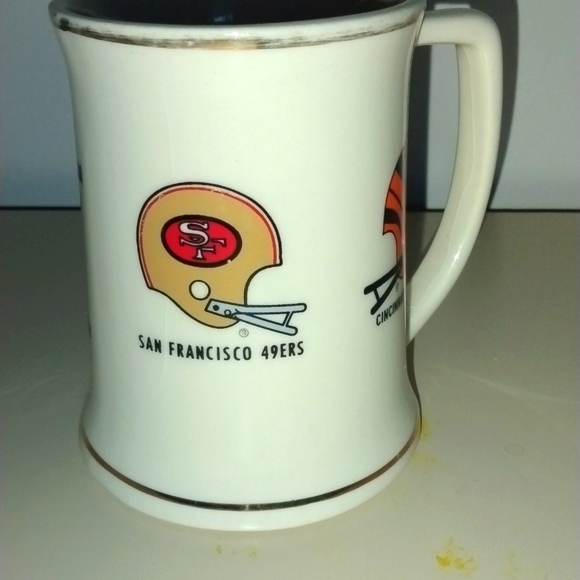 SUPER BOWL XVI 1982San Francisco 49ers vs Cincinnati Bengals mug rare - Picture 3 of 6